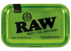 Raw Rolling Tray Δίσκος Small Green Emerald Anniversary (17x27cm)