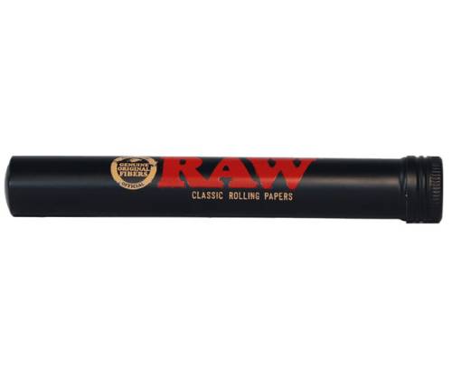 RAW Aluminium Tube Black Μαύρο -  Αποθηκευτικός Σωλήνας Αλουμινίου - Τιμή: 4,10€