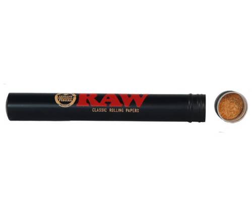 RAW Aluminium Tube Black Μαύρο -  Αποθηκευτικός Σωλήνας Αλουμινίου - Τιμή: 4,10€