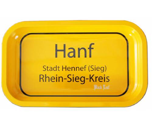 Rolling Tray Tray Hanf Yellow - Small (27x16cm). -  Price: 5,60€