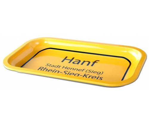 Rolling Tray Tray Hanf Yellow - Small (27x16cm). -  Price: 5,60€