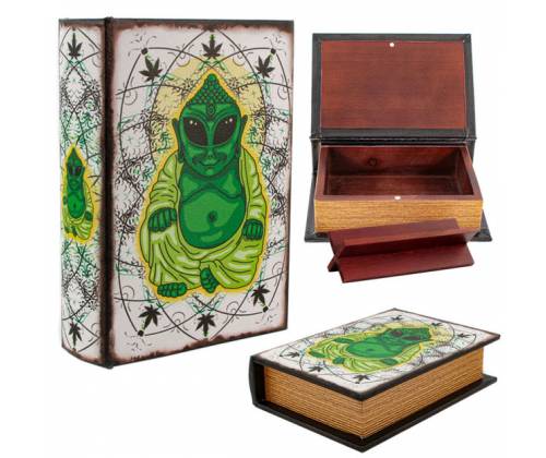 Kavatza - Book Storage Box «Alien Buddha» Small (18x13cm) -  Price: 18,50€
