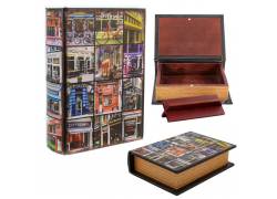 Καβάτζα - Κουτί Αποθήκευσης Βιβλίο «Coffeeshop» Μικρό (18x13cm)