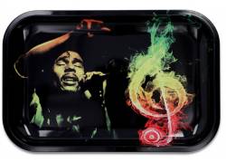 V-Rolling Tray Δίσκος Bob Marley Music - Small (16x27cm)