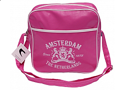 Τσάντα Retro Amsterdam Μικρή - Ροζ