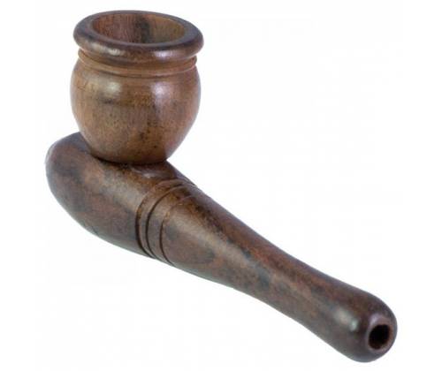 Ξύλινη Πίπα Hemp Καφέ - 10cm - Τιμή: 3,90€