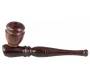 Ξύλινη Πίπα Hemp Καφέ - 12cm - Τιμή: 4,20€