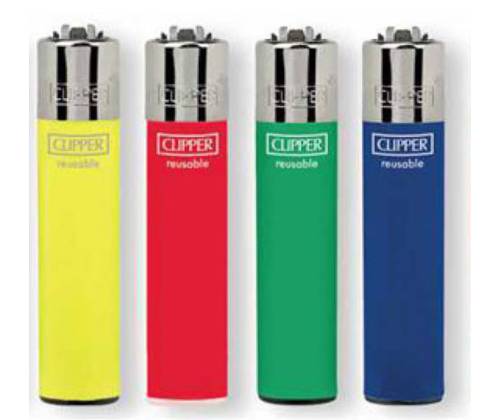 Αναπτήρας Clipper με Βιδωτή Βάση - Καβάτζα Ασφαλείας - Τιμή: 11,90€