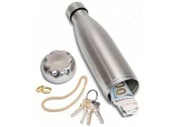 Μπουκάλι Θερμός Μεταλλικό Ασημί 27cm - Καβάτζα Ασφαλείας