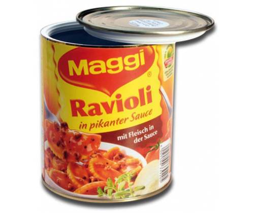 Καβάτζα Κουτί Ασφαλείας Κονσέρβα Ravioli 800g - Τιμή: 19,80€