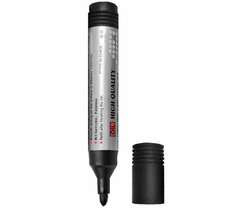 Καβάτζα Κουτί Ασφαλείας Ανεξίτηλος Μαρκαδόρος - Μαύρο - Τιμή: 4,80€