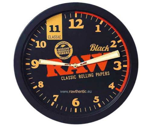 RAW Kavatza Security Box Wall Clock - Black Clock - Price: 29,50€
