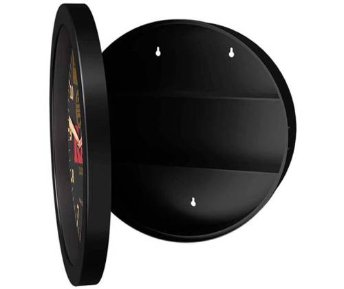 RAW Kavatza Security Box Wall Clock - Black Clock - Price: 29,50€
