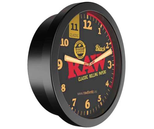 RAW Kavatza Security Box Wall Clock - Black Clock - Price: 29,50€