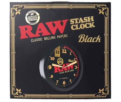 RAW Kavatza Security Box Wall Clock - Black Clock - Price: 29,50€