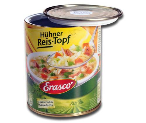Kavatza Safety Box Canned Rice Rice Rice-Topf 800g - Price: 19,80€