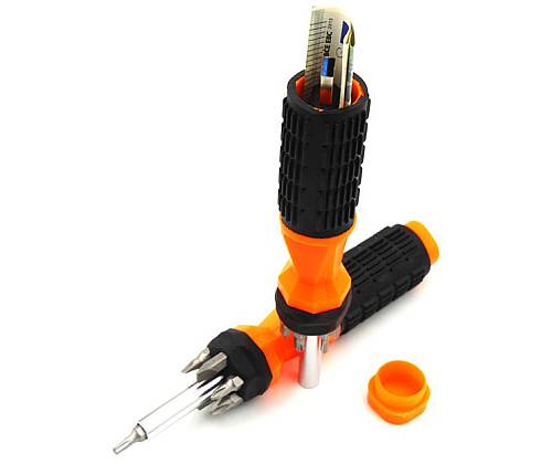 Κατσαβίδι με 6 Μύτες 16,5cm - Καβάτζα Ασφαλείας - Τιμή: 18,50€