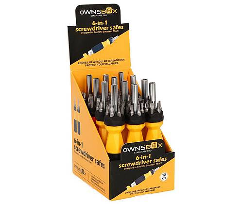 Κατσαβίδι με 6 Μύτες 16,5cm - Καβάτζα Ασφαλείας - Τιμή: 18,50€