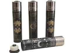 Clipper Lighter with Screw Base "Night" - Stash Can