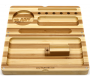 RAW Bambo BackFlip Rolling Tray Wooden Box - STRIPED -  Price: 34,50€