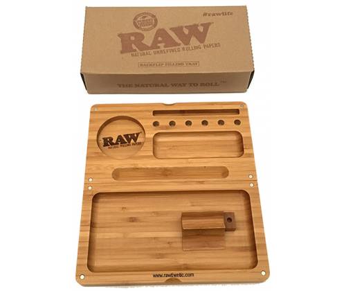 RAW Bambo BackFlip Rolling Tray Ξύλινο Κουτί - Τιμή: 29,50€