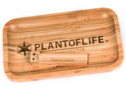 Plant of Life Rolling Tray Δίσκος  Ξύλινος - Bamboo (28x17cm)