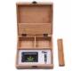 Wooden Storage Box Green Leaf 19x17x7cm & Ashtray and Pipe -  Price: 19,70€