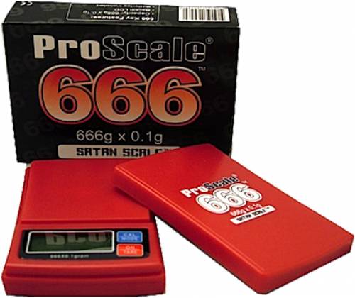ProScale Ψηφιακή Ζυγαριά Ακριβείας - 666 Satan (666gr x 0.1gr) - Τιμή: 12,40€