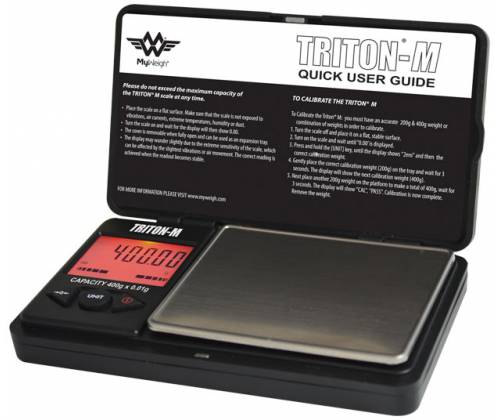 My Weigh Ψηφιακή Ζυγαριά Ακριβείας - Triton M Mini-400 (400gr x 0.01gr) - Τιμή: 19,50€