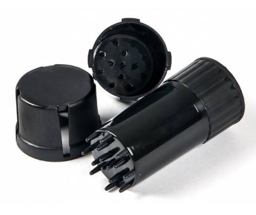 Grinder Τρίφτης Πλαστικός MedTainer με Αποθηκευτικό Χώρο - Μαύρο - Τιμή: 3,40€