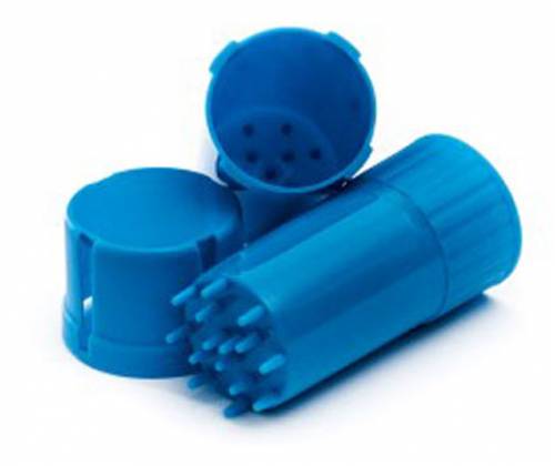 Grinder Τρίφτης Πλαστικός MedTainer με Αποθηκευτικό Χώρο - Μπλε - Τιμή: 3,40€