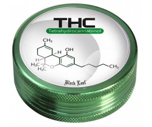 Grinder 50mm Aluminum THC - 2 Parts -  Price: 12,90€