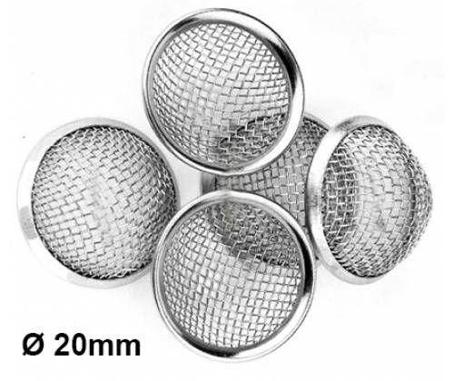 Σίτες Pipe Screens με Μεταλλικό Στεφάνι 20mm - 5τμχ - Τιμή: 2,90€