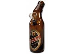 Γυάλινο Bong Μπύρα Black Leaf - 20cm