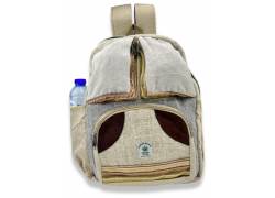 Himalayan Hemp Τσάντα Πλάτης Backpack Χειροποίητή από Κάνναβη Ιμαλαϊων - 3 Pockets