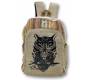 Himalayan Hemp Τσάντα Πλάτης Backpack Χειροποίητή από Κάνναβη Ιμαλαϊων - Owl - Τιμή: 36,90€
