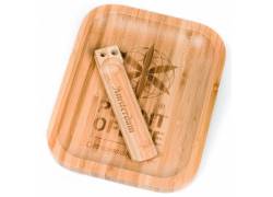 Plant of Life Rolling Tray Δίσκος  Ξύλινος - Bamboo Small (20x16cm)