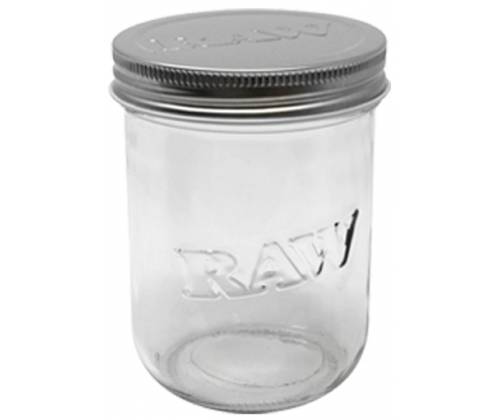 Γυάλινο Βάζο Raw Smellproof Jar 475ml (16oz) - Κλείνει Αεροστεγώς - Τιμή: 2,20€