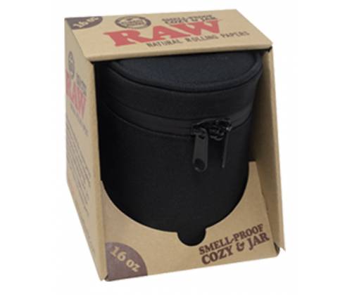 Γυάλινο Βάζο Raw Smellproof Cozy & Jar 295ml (10oz) με Κλειδαριά Ασφαλείας - Τιμή: 24,90€