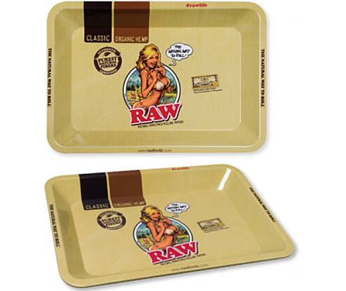 Raw Rolling Tray Δίσκος «Raw Girl» Mini (18x12cm) - Τιμή: 6,90€