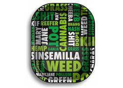Rolling Tray Δίσκος Cannafonts - Mini (18x14cm)