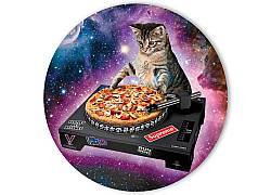 V-Syndicate Slikk Round Αντικραδασμικό Υπόστρωμα (χαλάκι) Dab Mat - Σχέδιο Pussy Vinyl 15cm