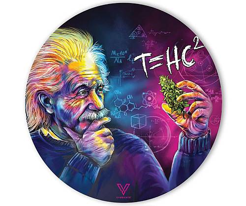 V-Syndicate Slikk Round Anti-Vibration Dab Mat - Design T=HC2 Classic 15cm - Price: 3,90€
