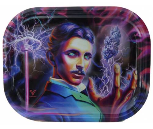 V-Syndicate Rolling Tray Δίσκος Einstein High Voltage - Mini (14x18cm) - Τιμή: 6,50€