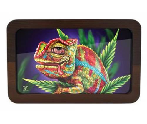 V-Syndicate Rolling Tray Ξύλινος Δίσκος Chameleon 3D - Medium (30x18cm) - Τιμή: 31,90€