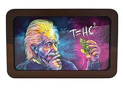 V-Syndicate Rolling Tray Ξύλινος Δίσκος Einstein 3D - Medium (30x18cm)