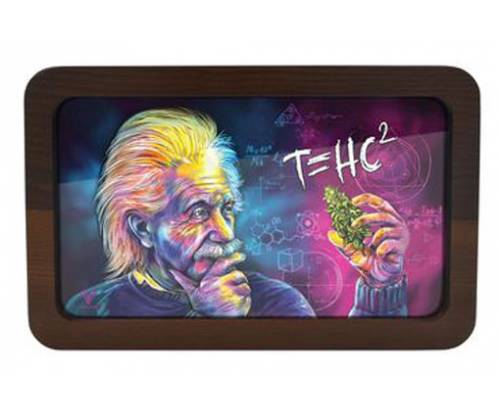 V-Syndicate Rolling Tray Ξύλινος Δίσκος Einstein 3D - Medium (30x18cm) - Τιμή: 31,90€