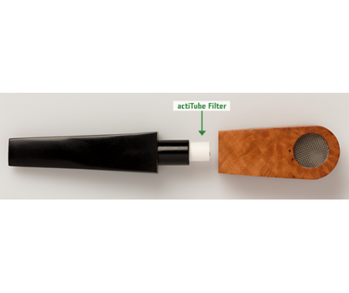 Ξύλινη Πίπα actiTube Briar Wood (Ξύλο Ρείκι) - Τιμή: 39,90€