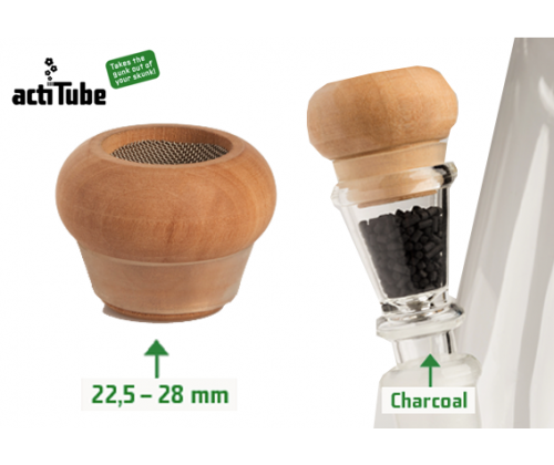 Ξύλινο Μπωλ actiTube Drop Out  (big) για Βongs - Τιμή: 6,70€