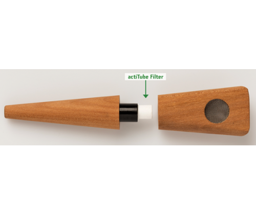 Ξύλινη Πίπα actiTube Pear Wood (Ξύλο Αχλαδιάς) - Τιμή: 28,50€